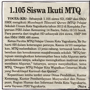 Kliping jogja terbaru
